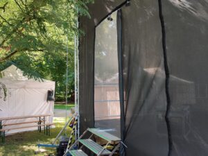 Boční výkryt ke střeše 10x8m standart – se vchodem