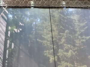 Zadní výkryt ke střeše 10x8m standart – bez vchodu